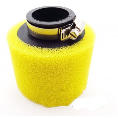 yellow sponge straight 38mm filter air cleaner for dirt bike scooter atv motorcycle pit bike